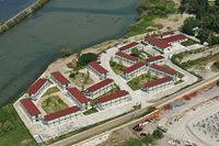 Impresa Pietro Cidonio S.p.A. - Roma - Realizzazione progetto MOSE - Campo Base Isola Pellestrina (VE)