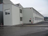 La Castelnuovese Soc. Coop. � San Giovanni Valdarno (AR). Realizzazione di nuova cella BT nel comune di Montelupo Fiorentino (FI) � Edificio prefabbricato bipiano ad uso ufficio.