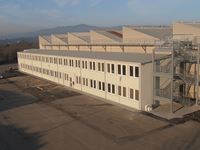 La Castelnuovese Soc. Coop. � San Giovanni Valdarno (AR). Realizzazione di nuova cella BT nel comune di Montelupo Fiorentino (FI) � Edificio prefabbricato bipiano ad uso ufficio.